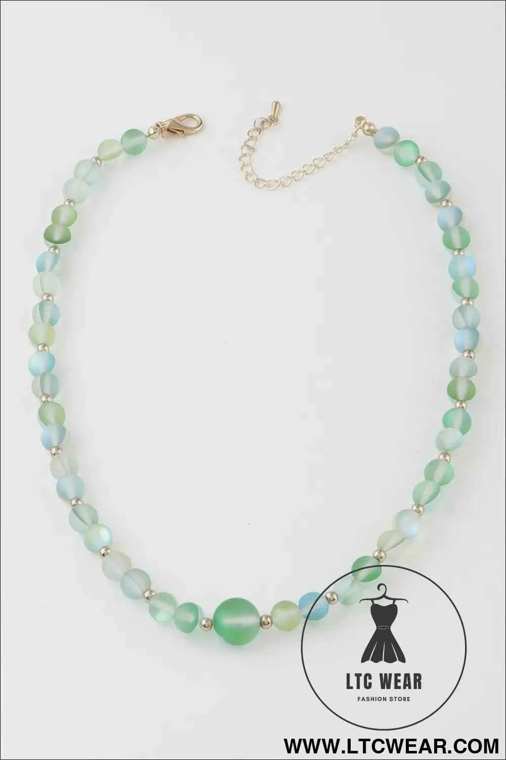 Translucent Bead Necklace