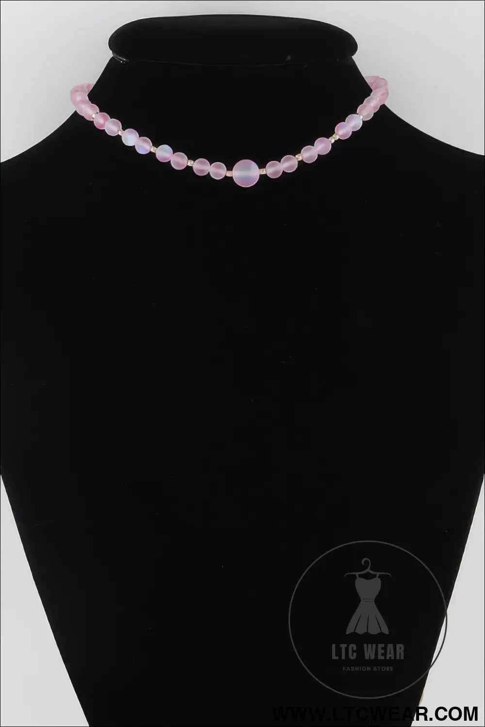 Translucent Bead Necklace