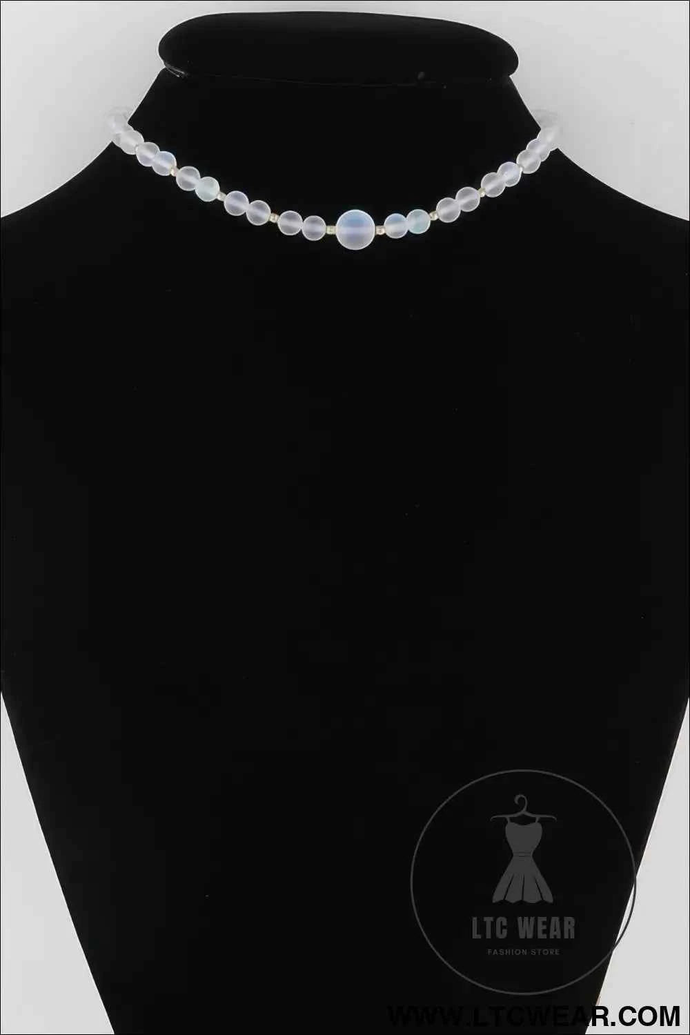 Translucent Bead Necklace