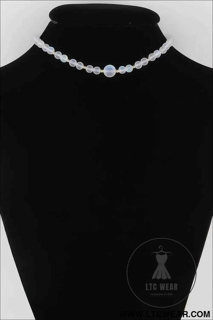 Translucent Bead Necklace