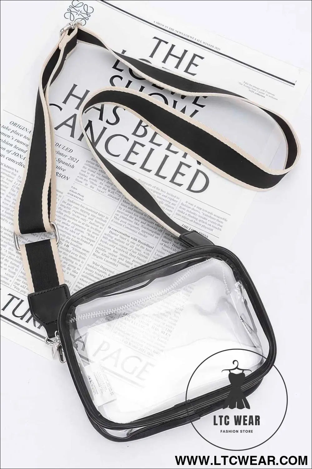 Transparent Camera Bag W/ Wide Strap