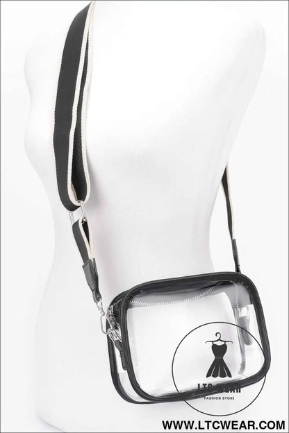 Transparent Camera Bag W/ Wide Strap