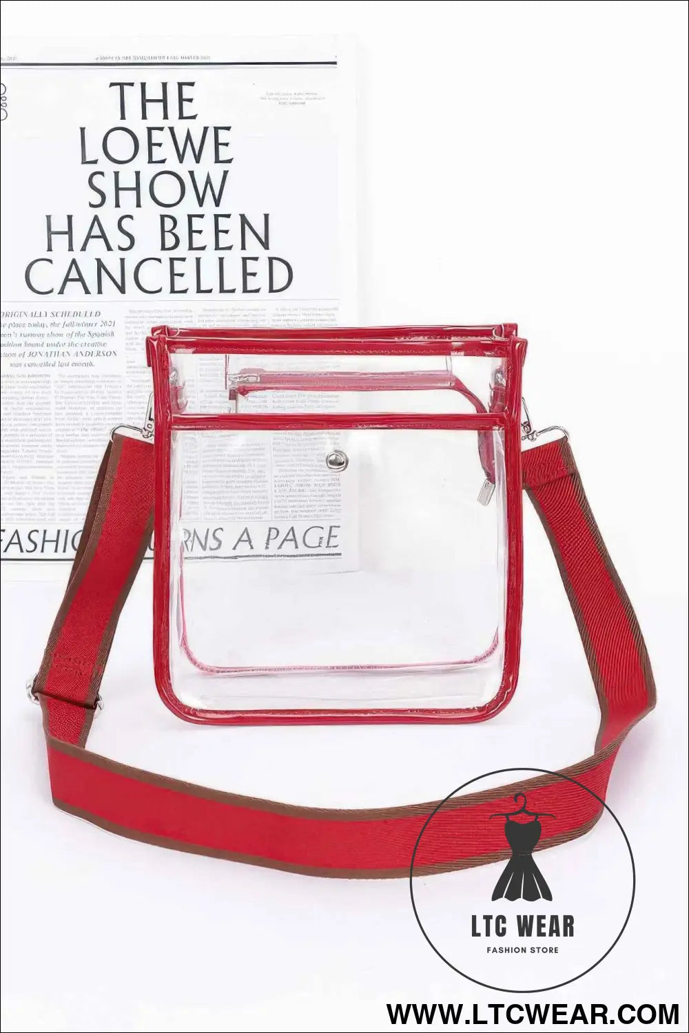 Transparent School Bag W/ Strap