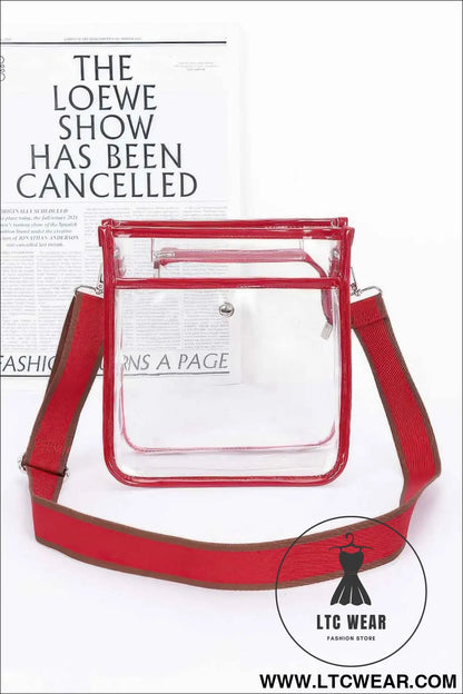 Transparent School Bag W/ Strap