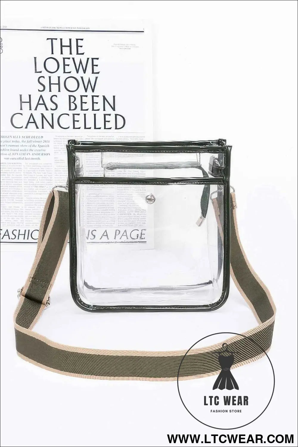 Transparent School Bag W/ Strap