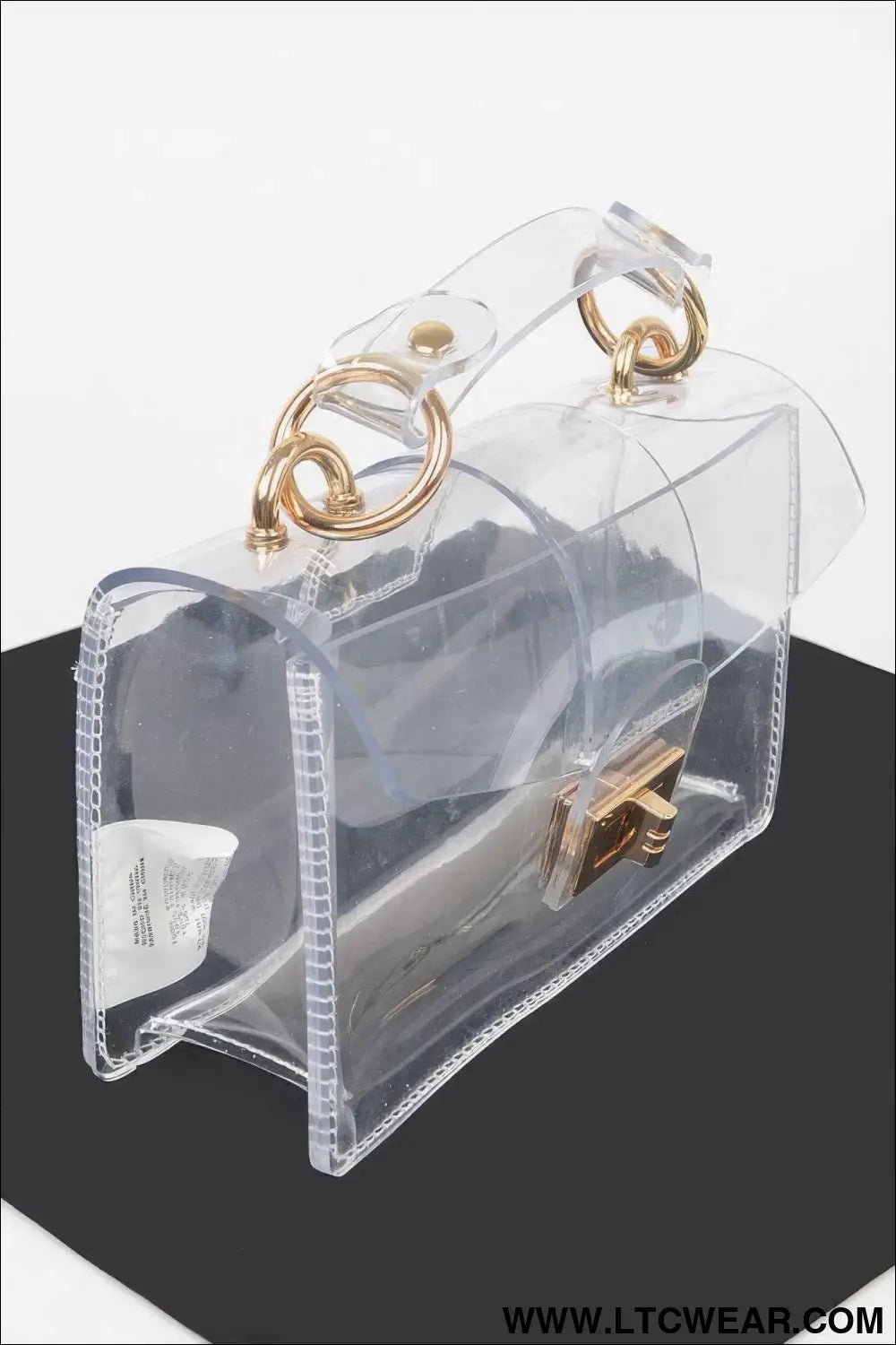 Transparent Top Handle Shoulder Bag