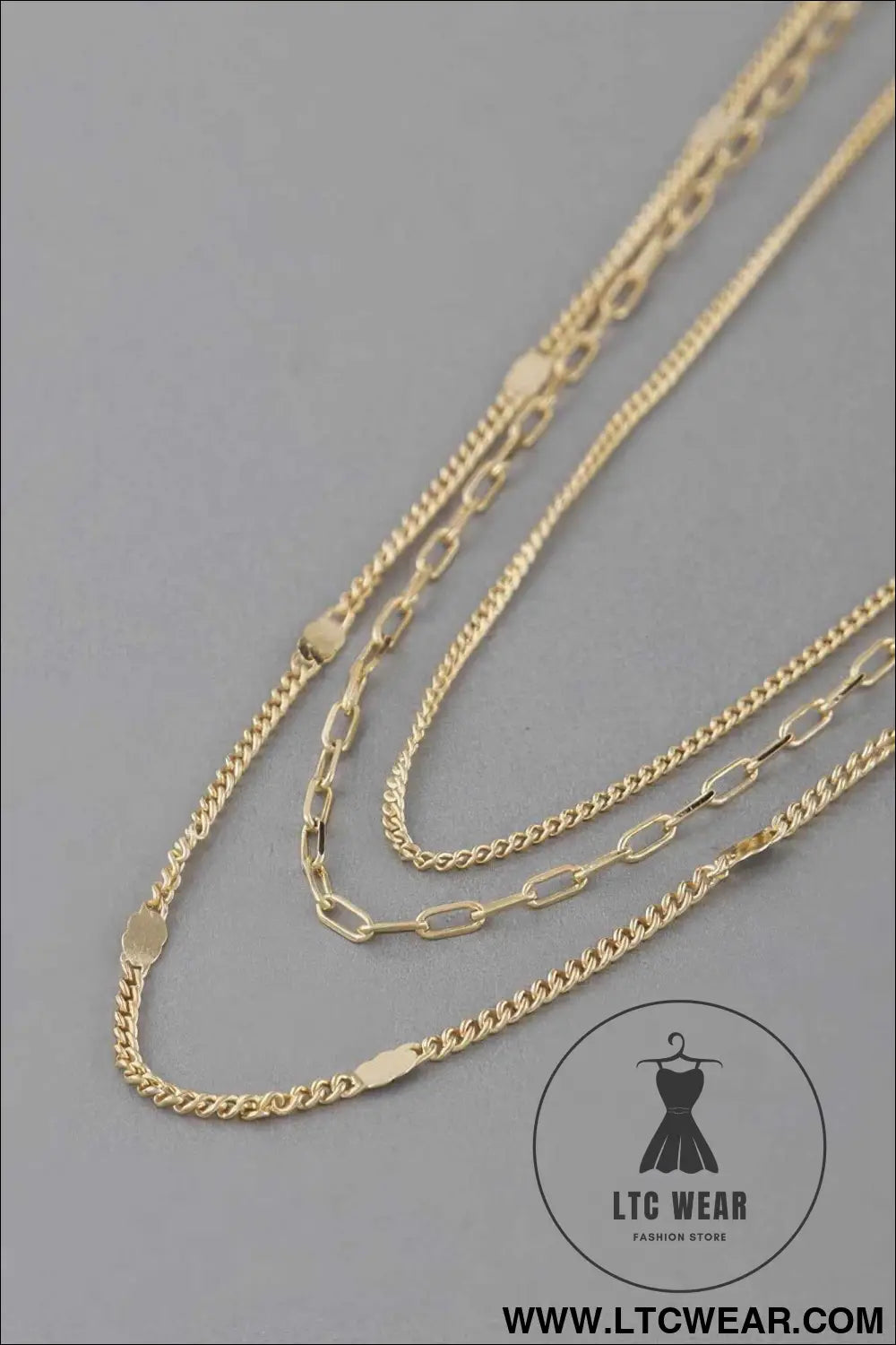 Triple Chain Necklace