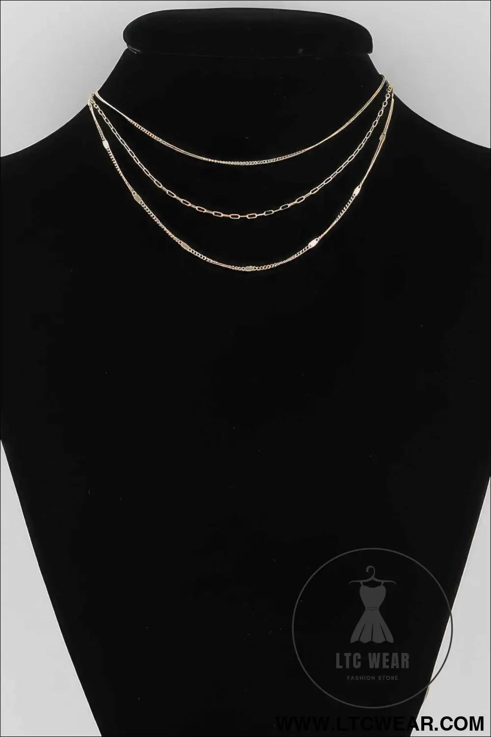 Triple Chain Necklace