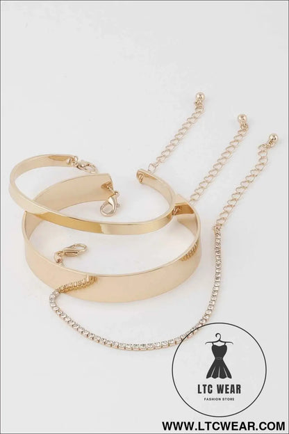 Triple Jewel Band Bracelet