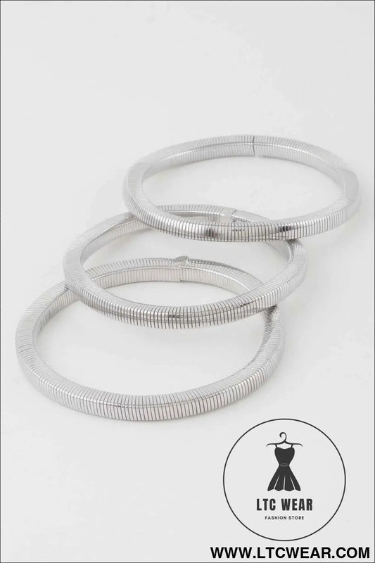 Triple Snake Chain Bracelet