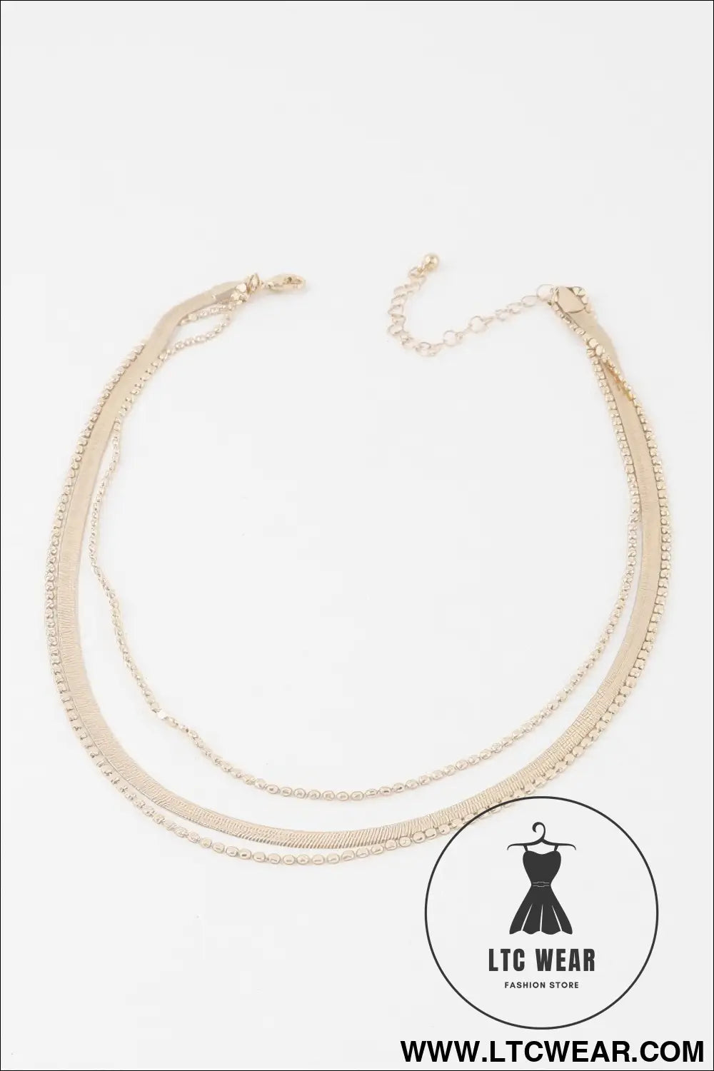 Triple Snake Chain Necklace