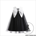 Tulle dress for girls butterfly bow princess perfect for halloween costume and stage performances