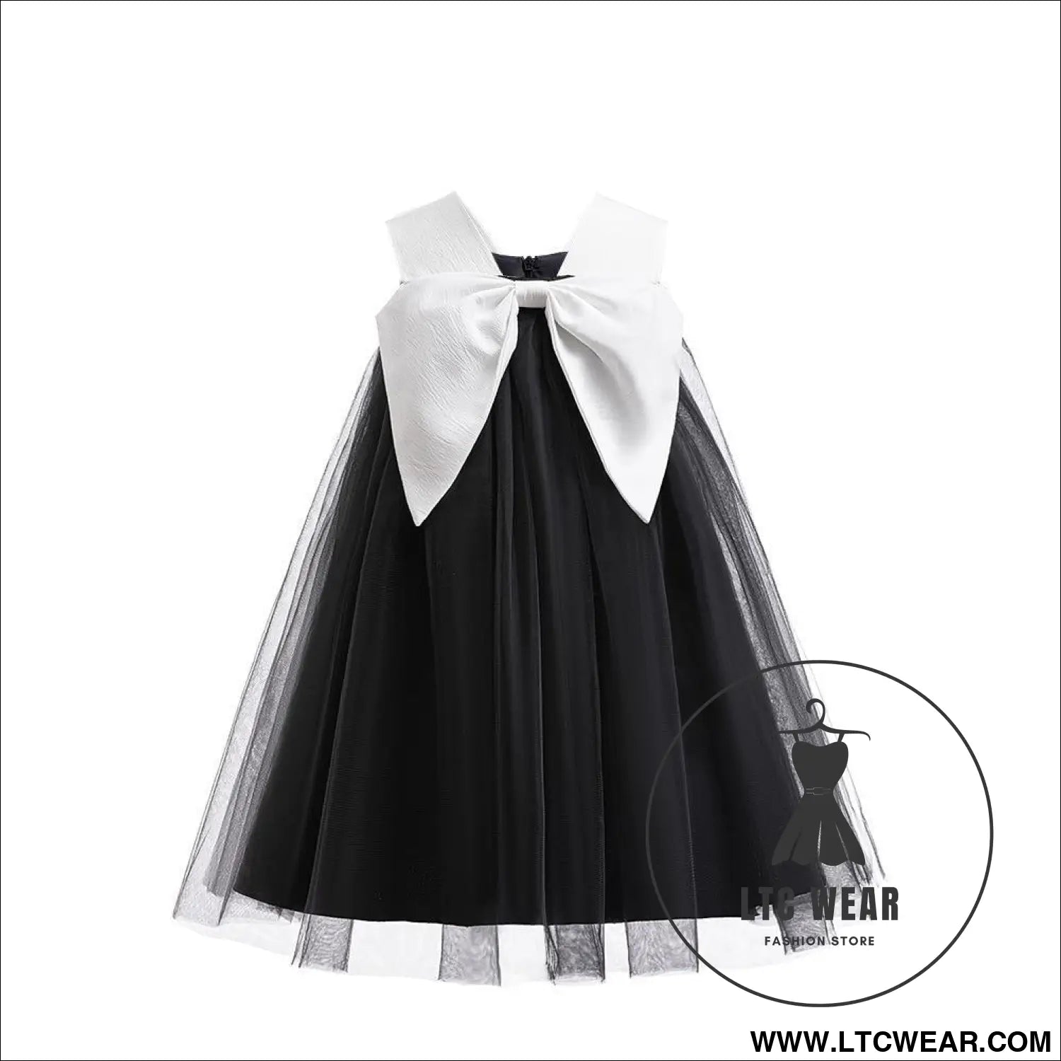 Tulle dress for girls butterfly bow princess perfect for halloween costume and stage performances