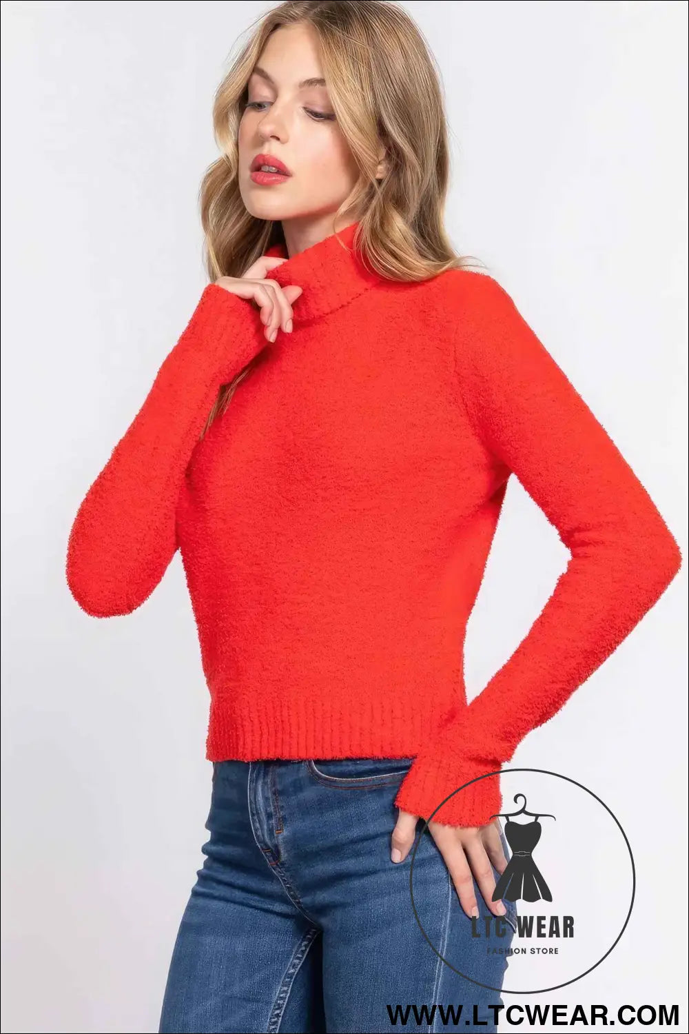 Turtleneck Sweater Top