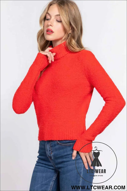 Turtleneck Sweater Top