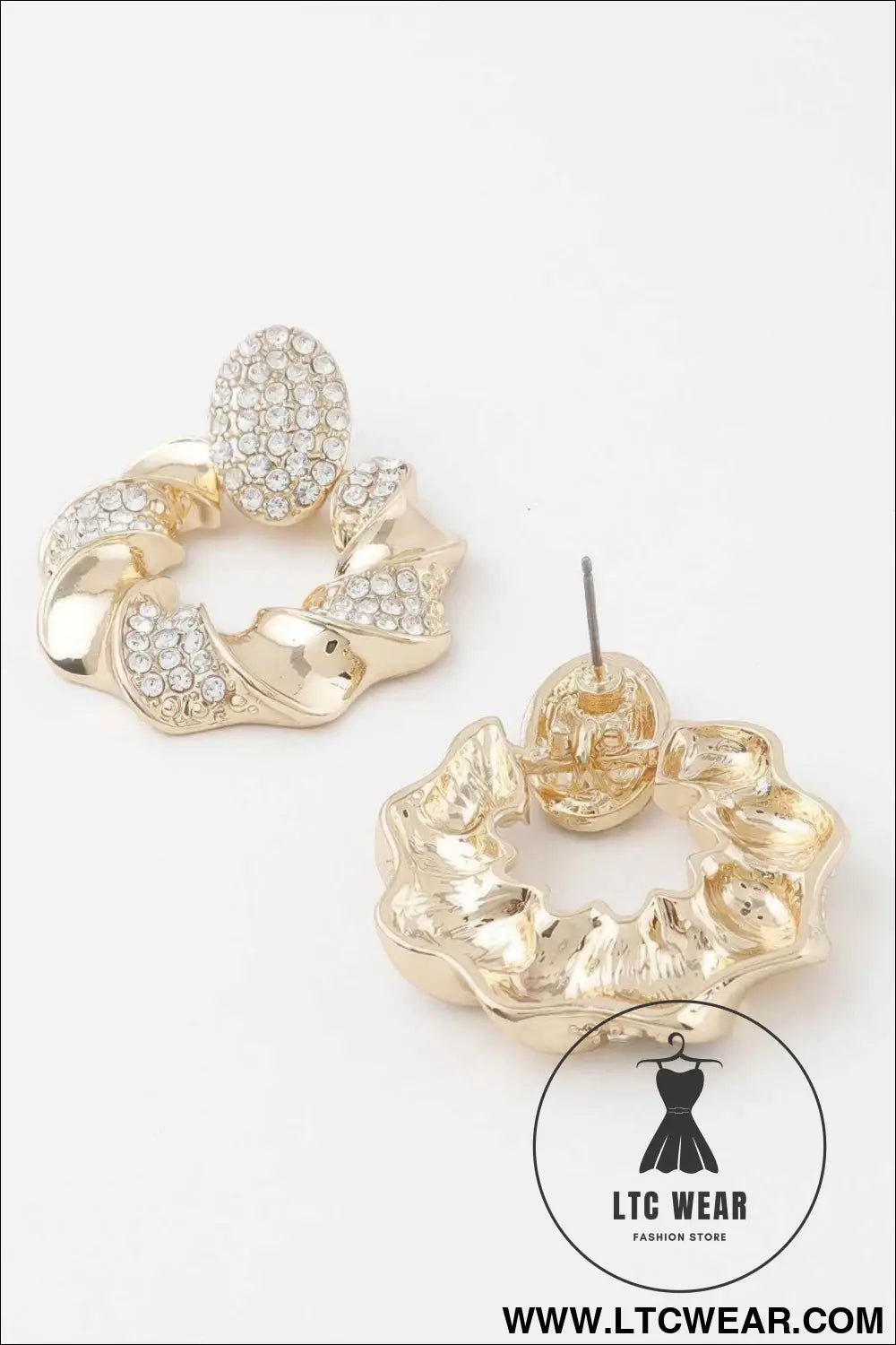 Twisted Jewel Wreath Earrings