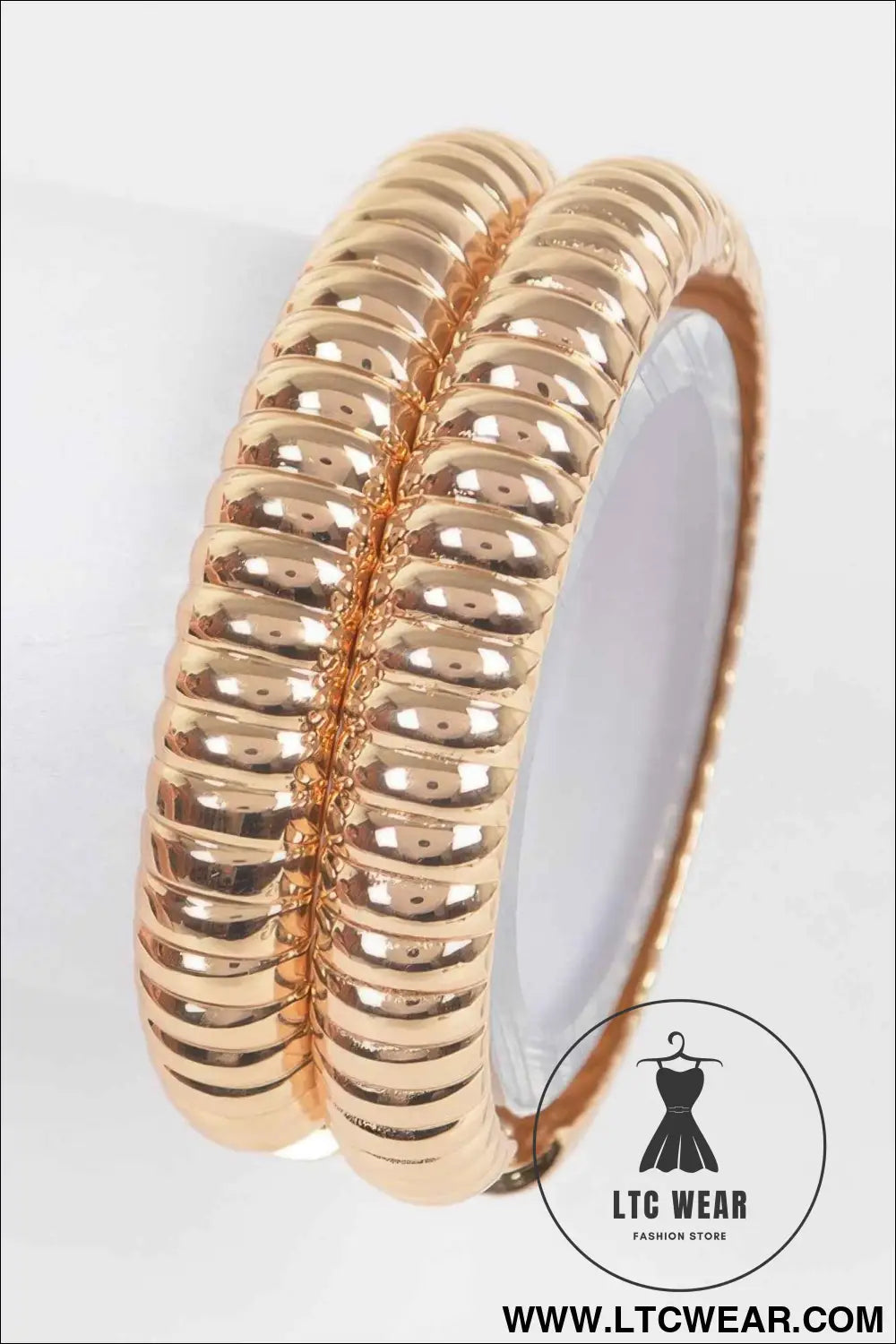 Two Pieces Set Metal Bangle