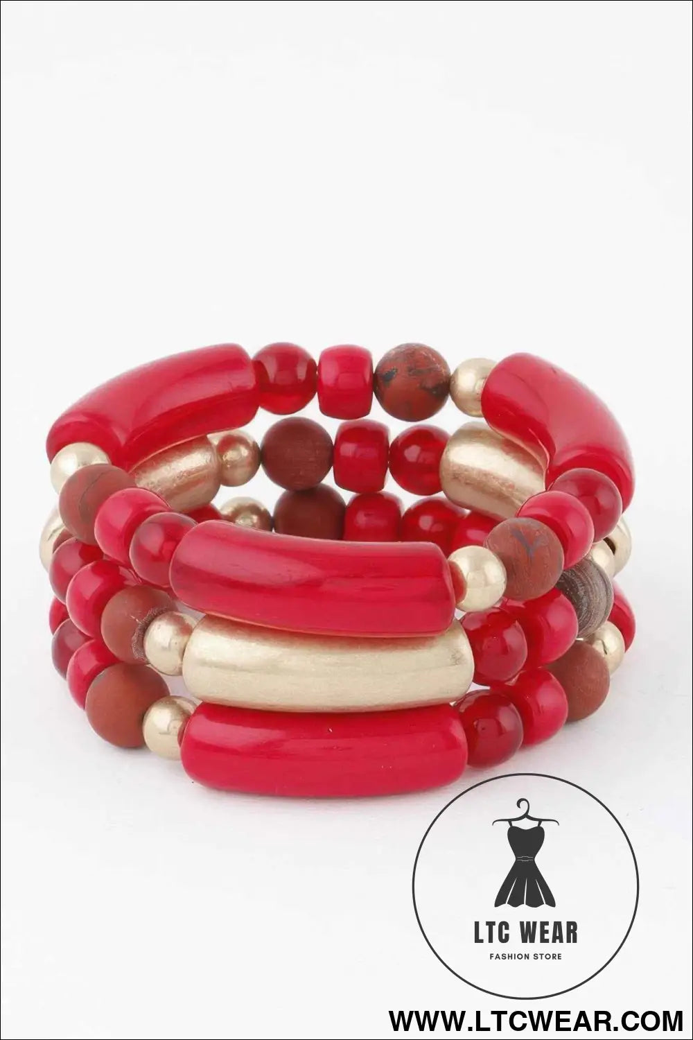 Two Toned Bead Bracelet