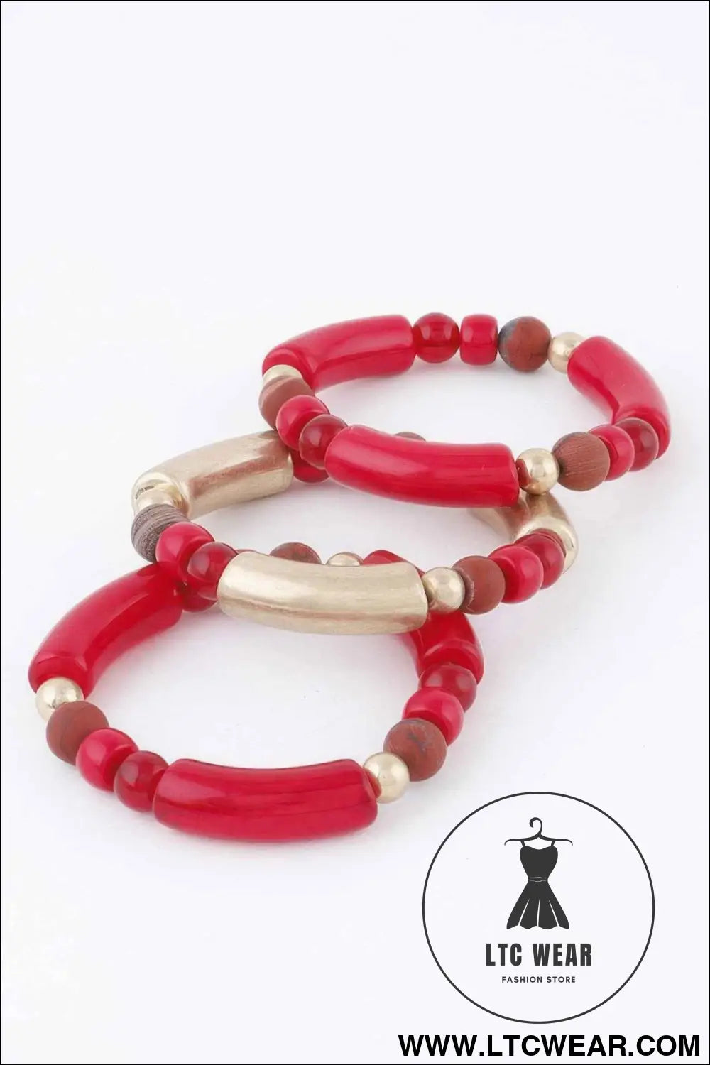 Two Toned Bead Bracelet