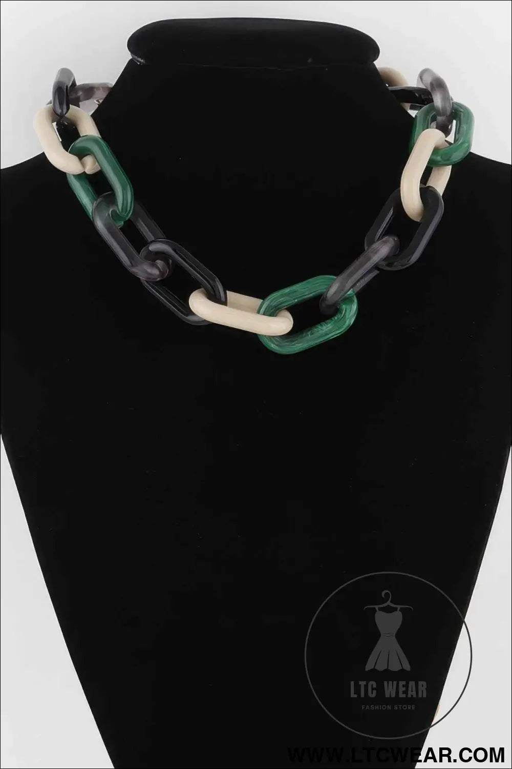 Two Toned Link Chain Necklace