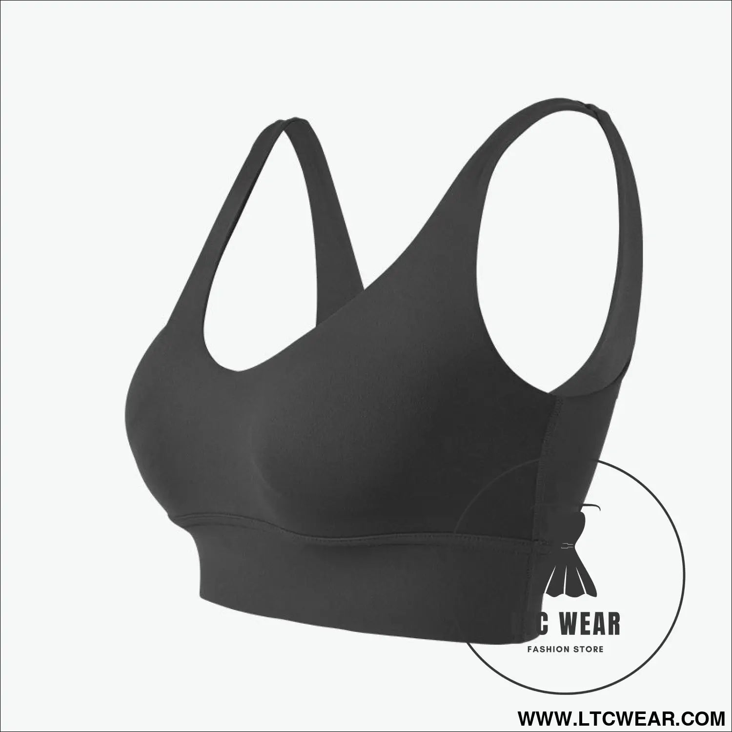 Ultimate support sports bra: fierce & fabulous fit - graphite gray / s