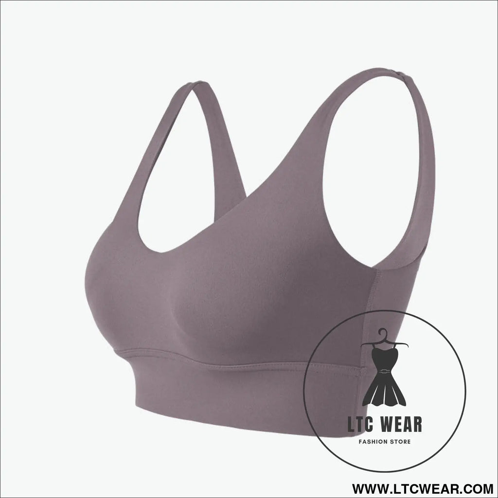Ultimate support sports bra: fierce & fabulous fit - moon rock color / s