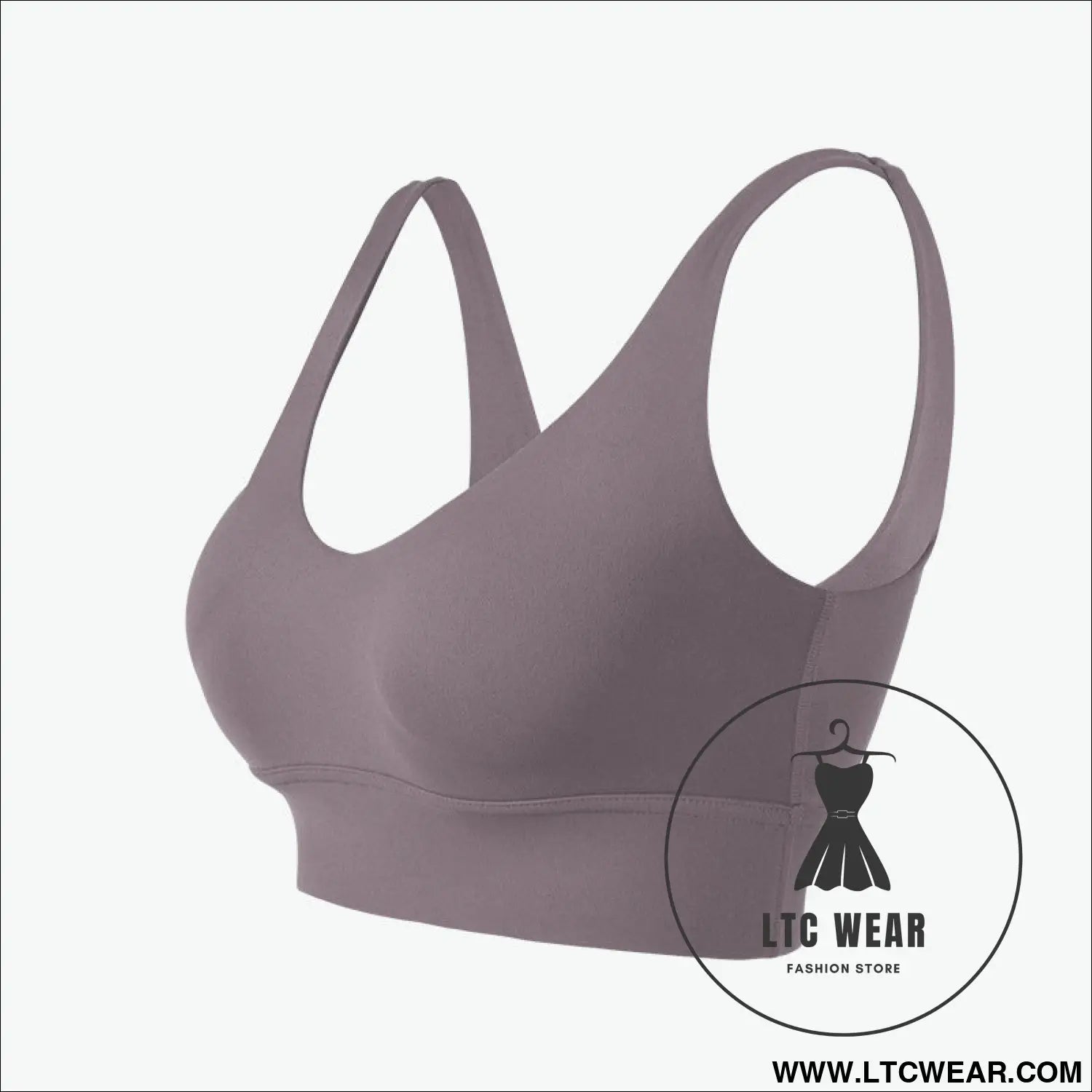 Ultimate support sports bra: fierce & fabulous fit - moon rock color / s