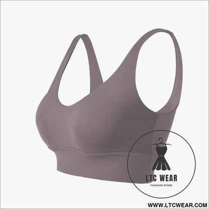 Ultimate support sports bra: fierce & fabulous fit - moon rock color / s