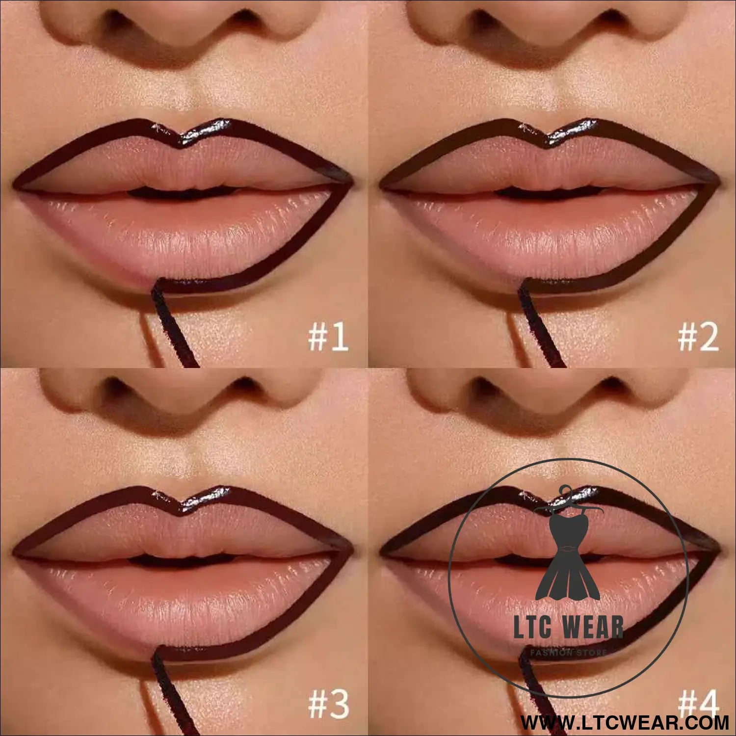 Ultimate Waterproof Lip Color: Brown Peel-Off Tint