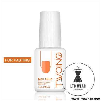 Ultra-Strong 7g Nail Glue for Lasting False Nail Adhesion - L.T.C Wear Online Fashion Store