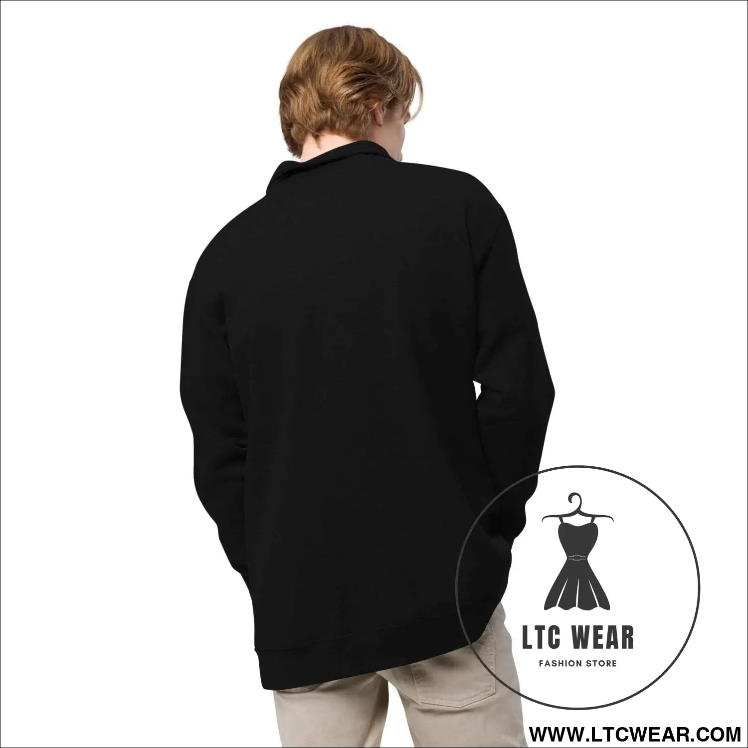 Unisex fleece pullover