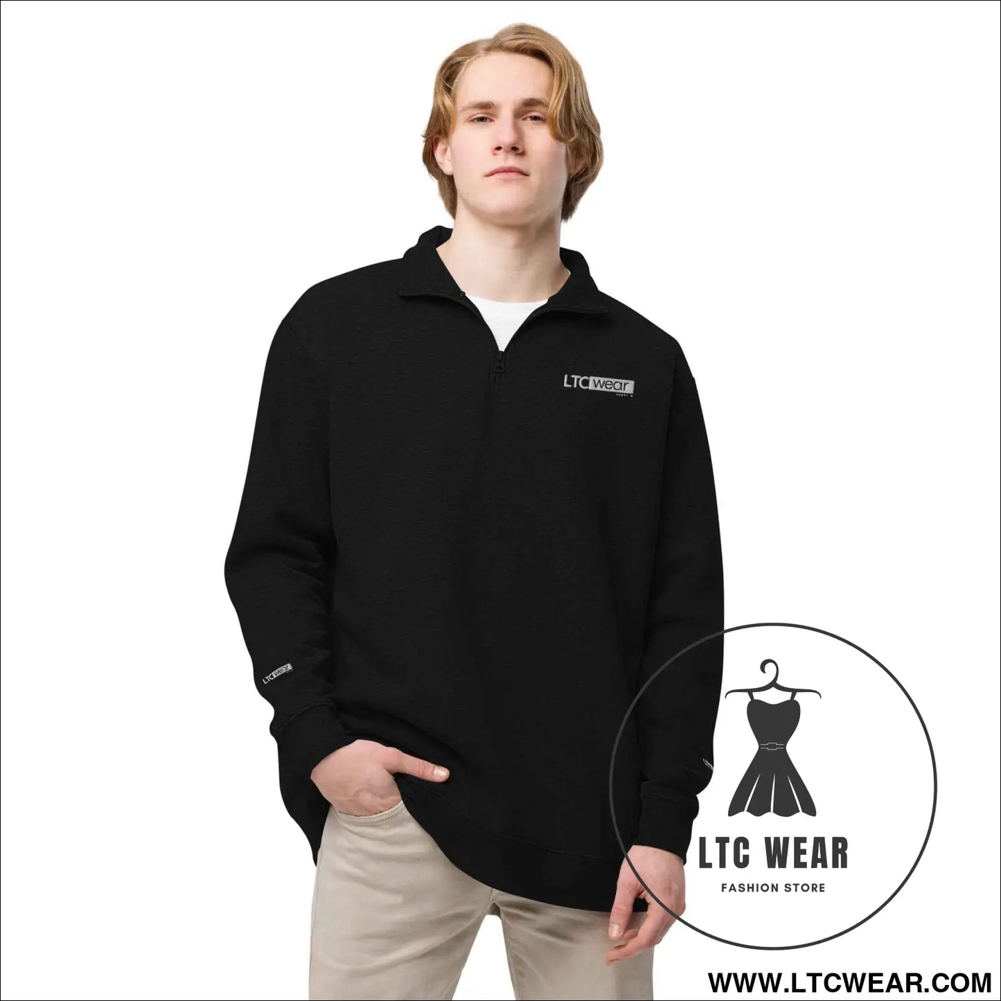 Unisex fleece pullover