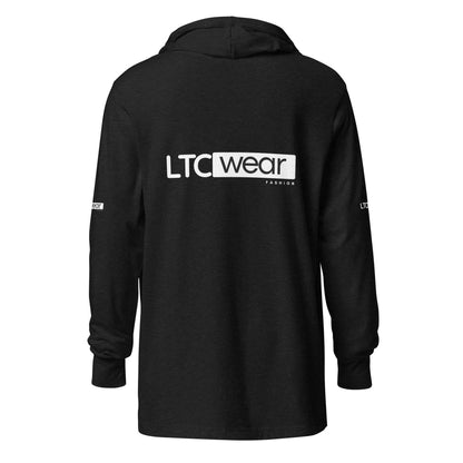 Hooded long-sleeve tee