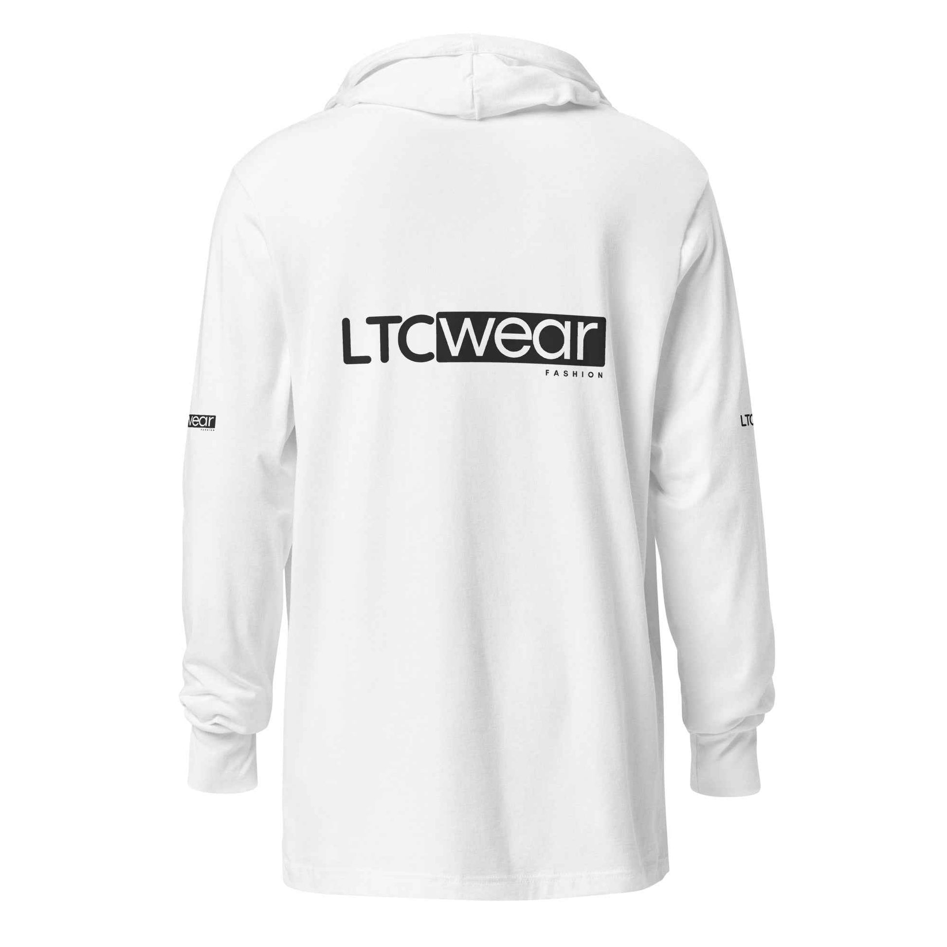 Hooded long-sleeve tee
