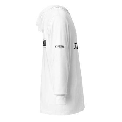 Hooded long-sleeve tee