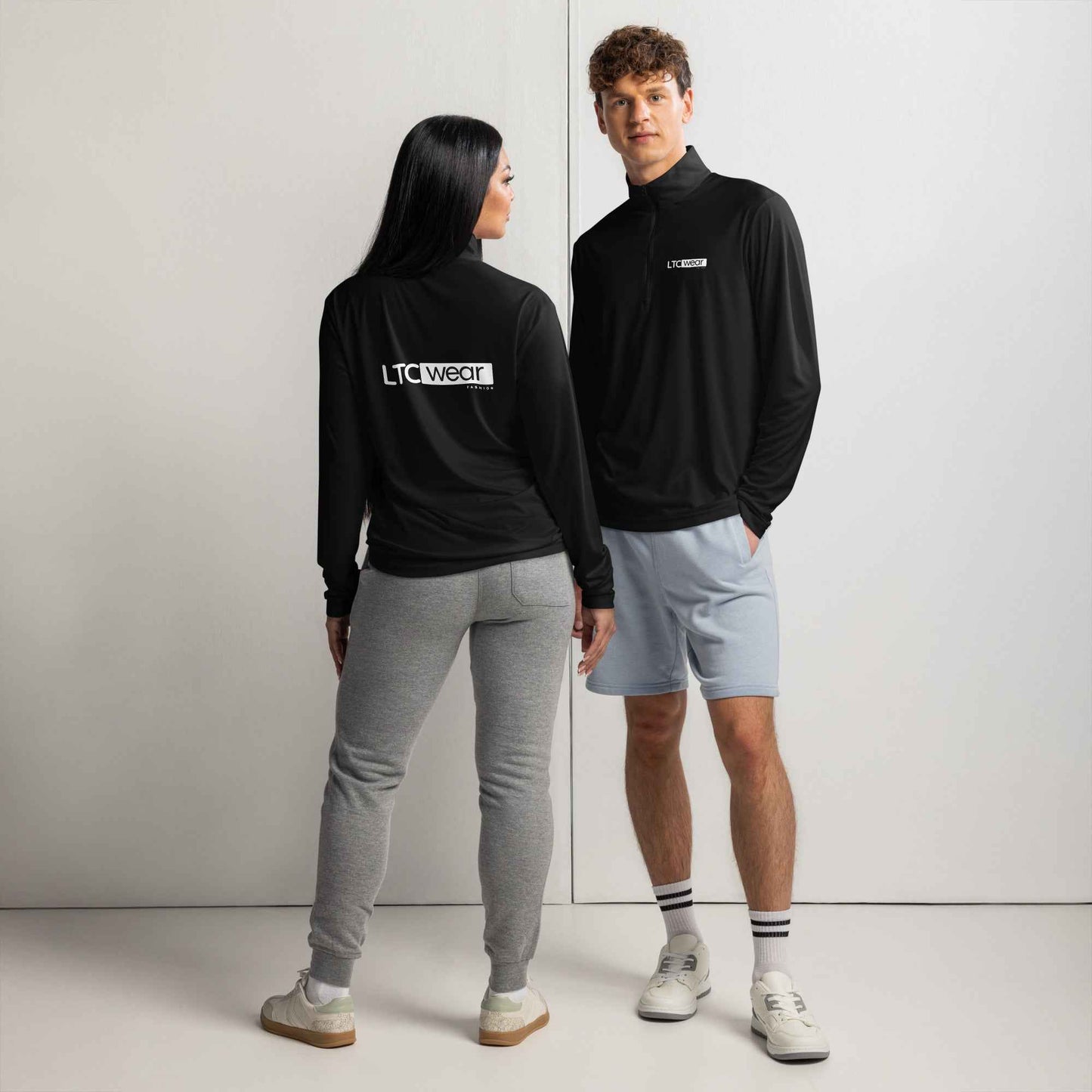 Lightweight quarter-zip pullover