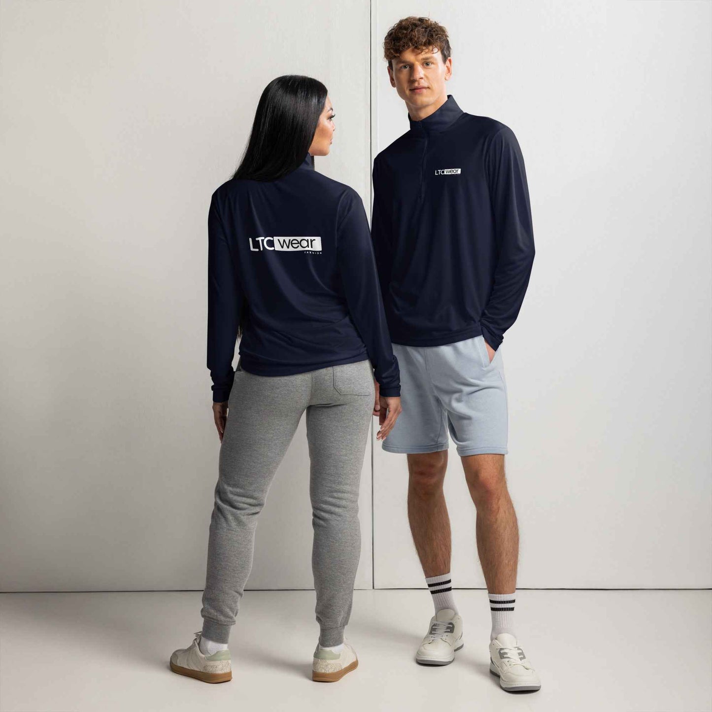 Lightweight quarter-zip pullover