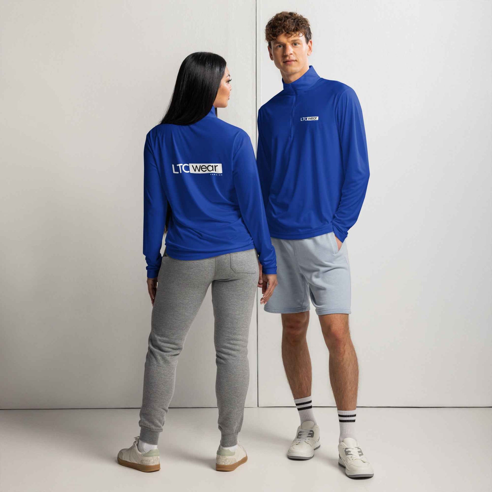 Lightweight quarter-zip pullover