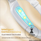 V-shaped facial slimming device ems microcurrent smart v-face beauty instrument facial massager chin slimmer