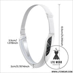 V-shaped facial slimming device ems microcurrent smart v-face beauty instrument facial massager chin slimmer - white