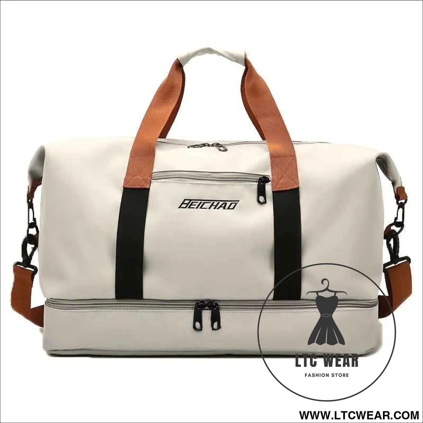 Versatile Unisex Neutral Tote Travel Gym Everyday Carry