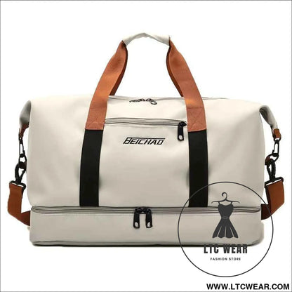 Versatile Unisex Neutral Tote Travel Gym Everyday Carry