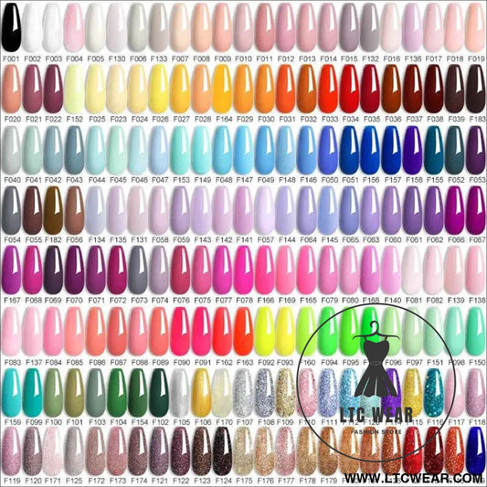 Vibrant LILYCUTE 129 Colors Gel Polish - 7ML Perfection