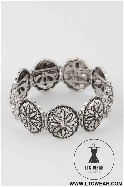 Vintage Flower Bracelet