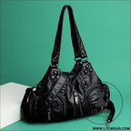 Vintage women’s handbag large capacity single shoulder crossbody bag