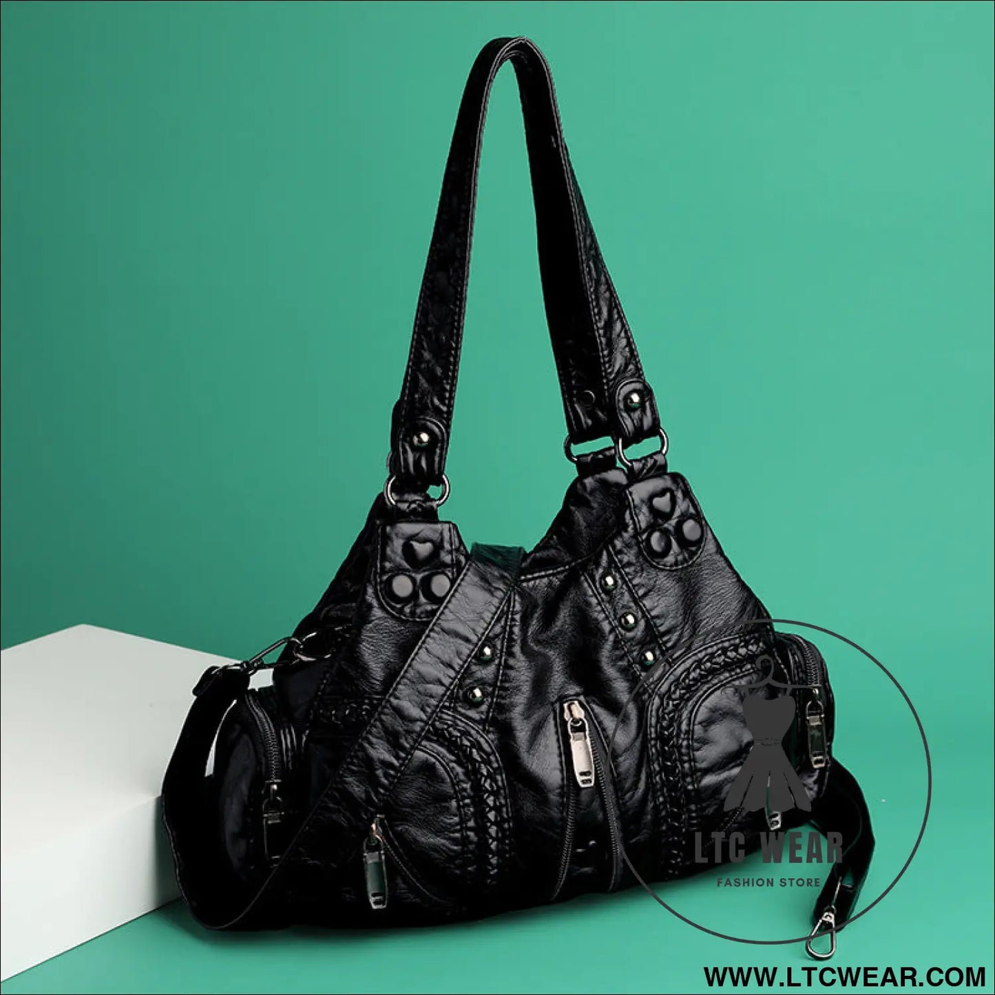 Vintage women’s handbag large capacity single shoulder crossbody bag
