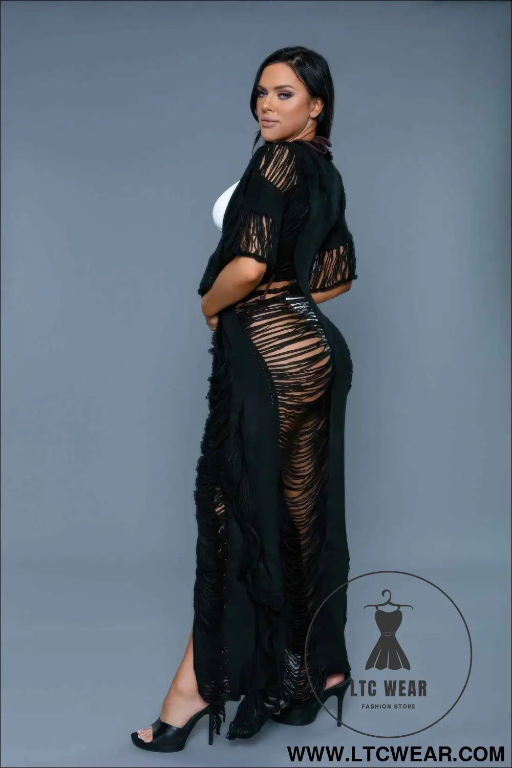 Vivian Cover Up Black