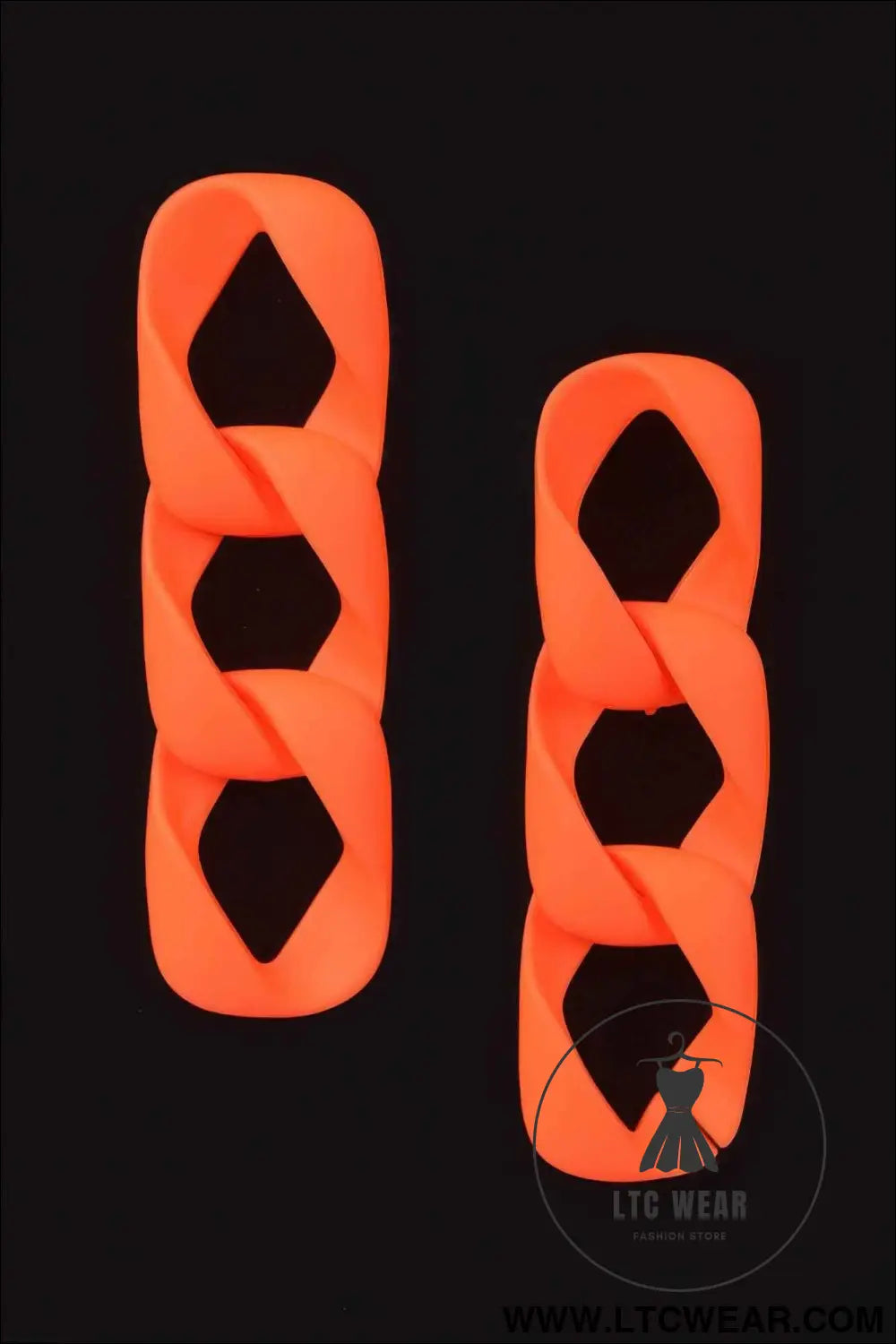 Vivid Color Chain Earring