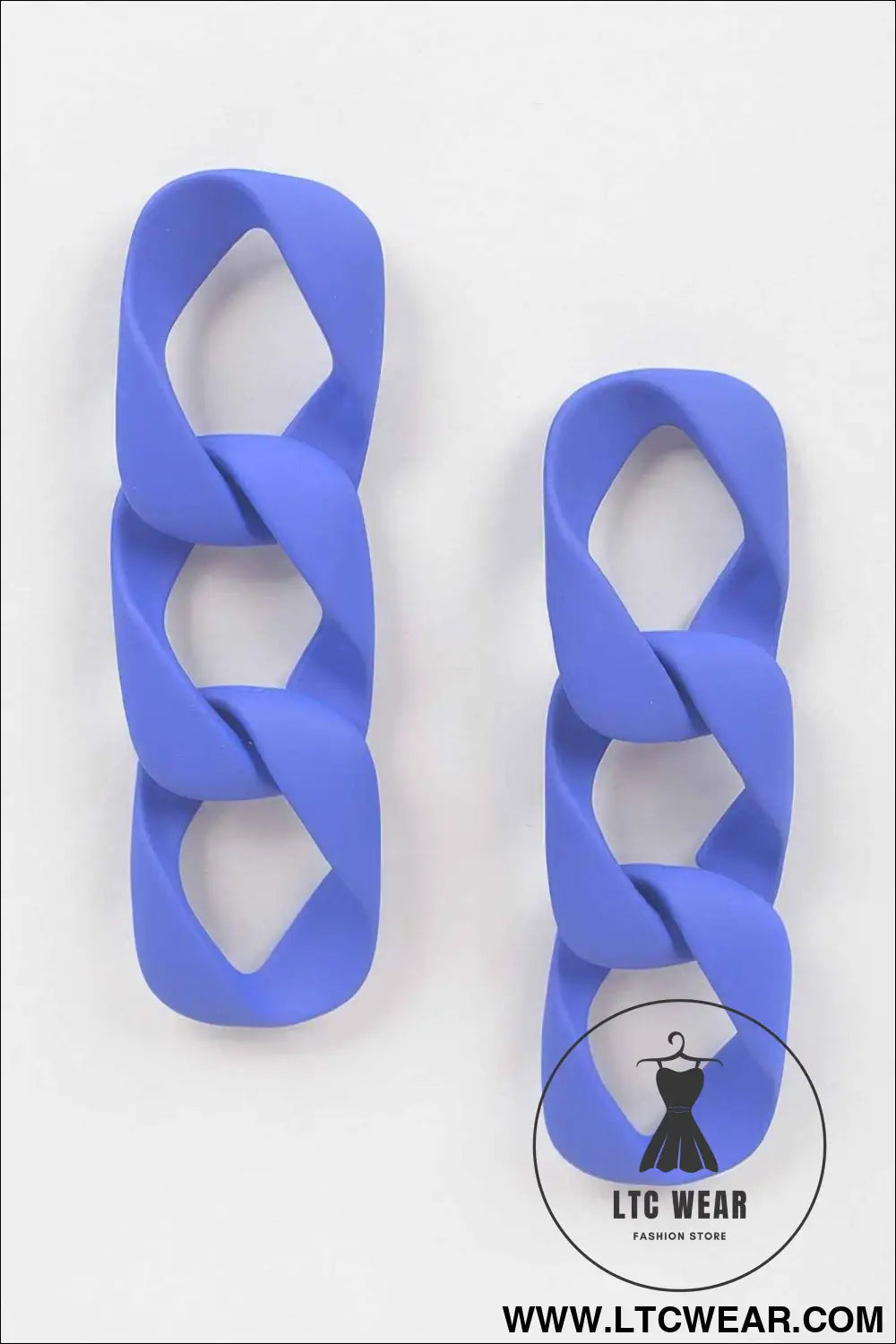 Vivid Color Chain Earring
