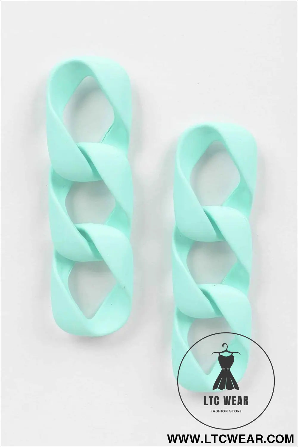 Vivid Color Chain Earring